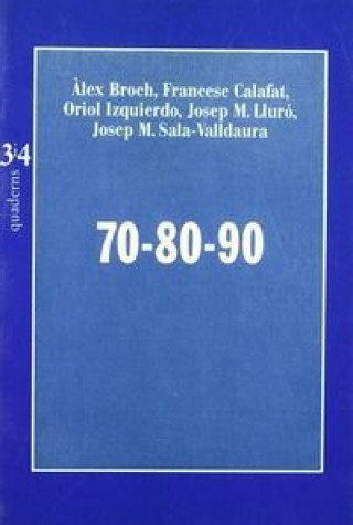 Kniha Literatura dels anys 70-80-90 