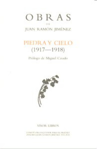 Carte Piedra y cielo (1917-1918) Juan Ramón Jiménez