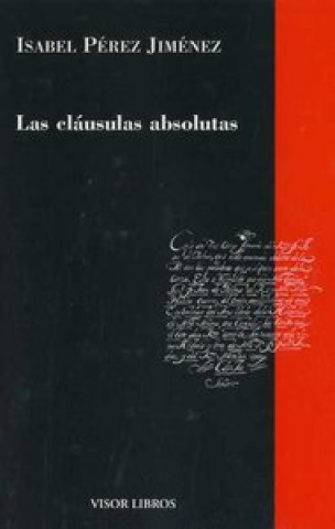 Buch Las cláusulas absolutas Isabel Pérez Jiménez