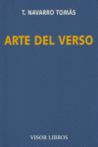 Книга Arte del verso Tomás Navarro Tomás