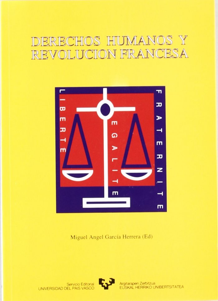 Kniha Derechos humanos y Revolución Francesa Miguel Ángel García Herrera