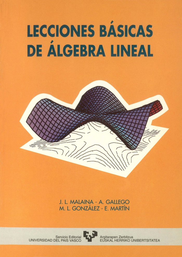 Buch Lecciones básicas de álgebra lineal A. Gallego