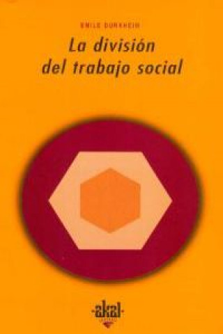 Carte La división del trabajo social Émile Durkheim