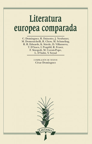 Book Literatura europea comparada CESAR DOMINGUEZ