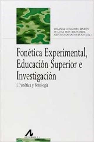 Книга Fonética experimental, educación superior e investigación Y. CONGOSTO