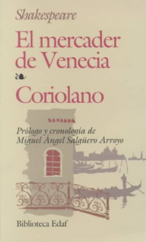 Kniha El mercader de Venecia ; Coriolano William Shakespeare