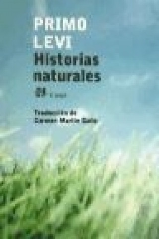 Kniha Historias naturales Primo Levi