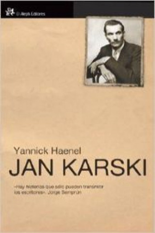 Libro Jan Karski Yannick Haenel