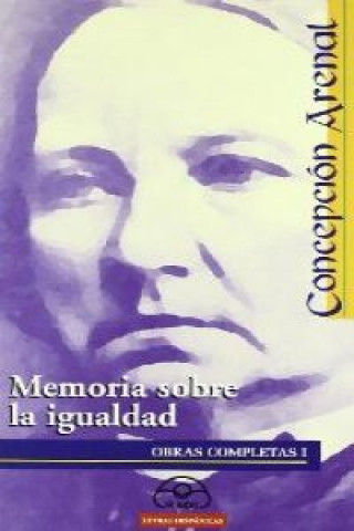 Kniha Memoria sobre la igualdad Concepción Arenal