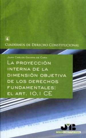 Book La proyección interna de la dimensión objetiva de los derechos fundamentales : el art. 10.1 CE Juan Carlos Gavara de Cara