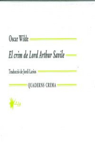 Livre El crim de Lord Arthur Savile Oscar Wilde