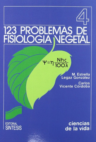 Książka 123 problemas de fisiología vegetal Carlos Vicente Córdoba