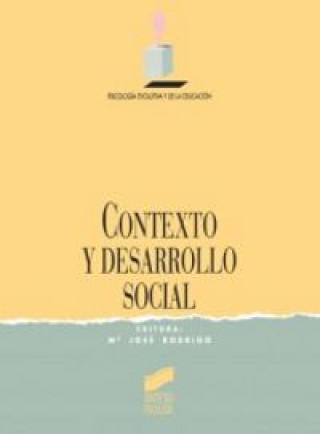 Knjiga Contexto y desarrollo social 