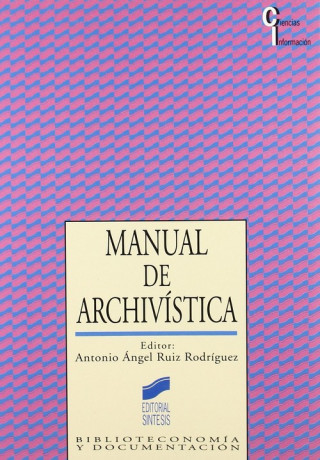 Kniha Manual de archivística 