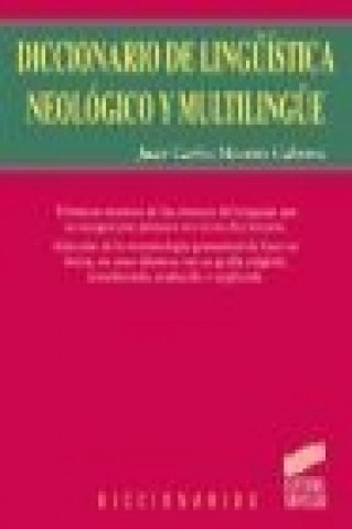 Könyv Diccionario de lingüística neológico y multilingüe Juan Carlos Moreno Cabrera