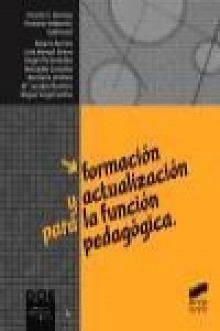 Könyv Formación y actualización para la función pedagógica 