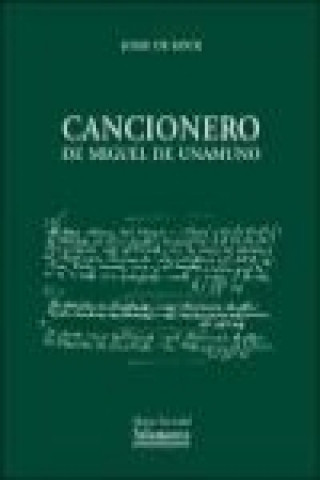 Kniha Cancionero de Miguel de Unamuno Josse de Kock