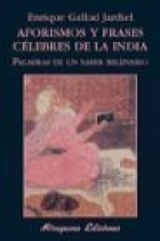 Livre Aforismos y frases célebres de la India Enrique Gallud Jardiel