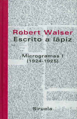 Knjiga Microgramas I (1924-1925) ROBERT WALSER