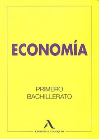 Könyv Economía, 1 Bachillerato 