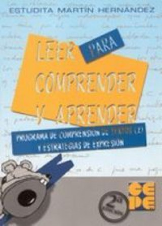 Knjiga Programa de comprensión de textos, 2 Estudita Martín Hernández