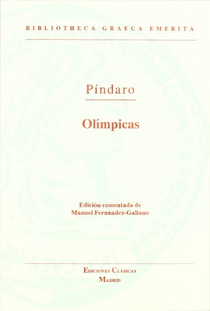 Buch Olímpicas Píndaro