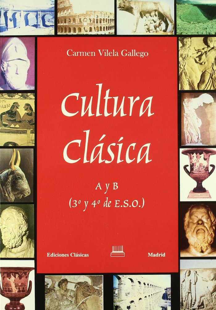 Könyv Cultura clásica, 3 y 4 ESO Carmen Vilela Gallego