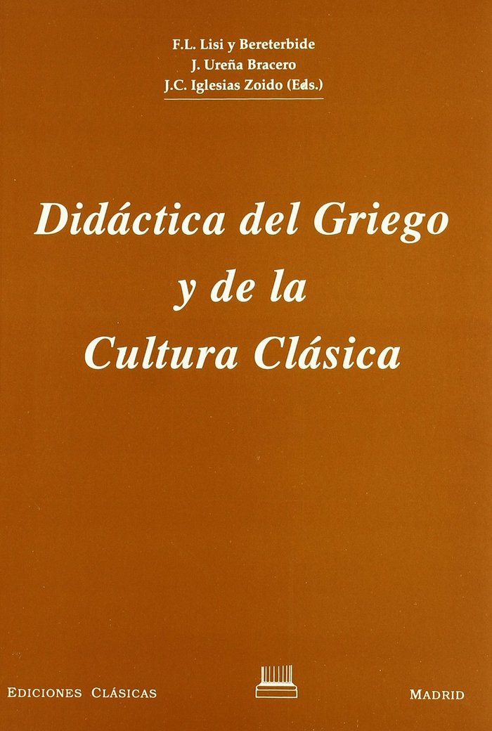Book Didáctica del griego y de la cultura clásica 