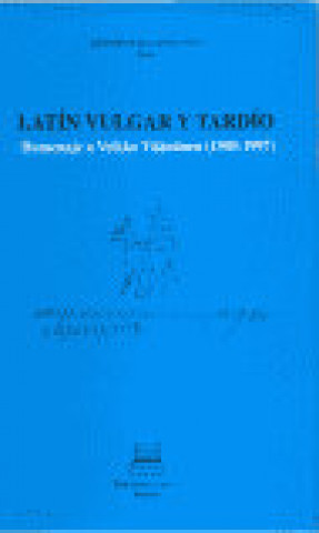 Book Latín vulgar y tardío : homenaje a Veikko Väänänen 