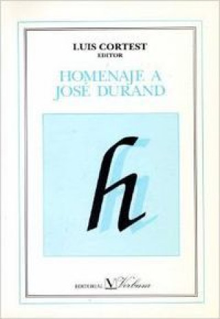 Kniha Homenaje a José Durand Luis . . . [et al. ] Cortest