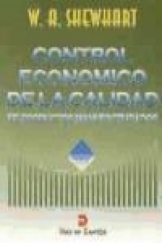 Book Control económico de la calidad de productos manufacturados W. A. Shewhart