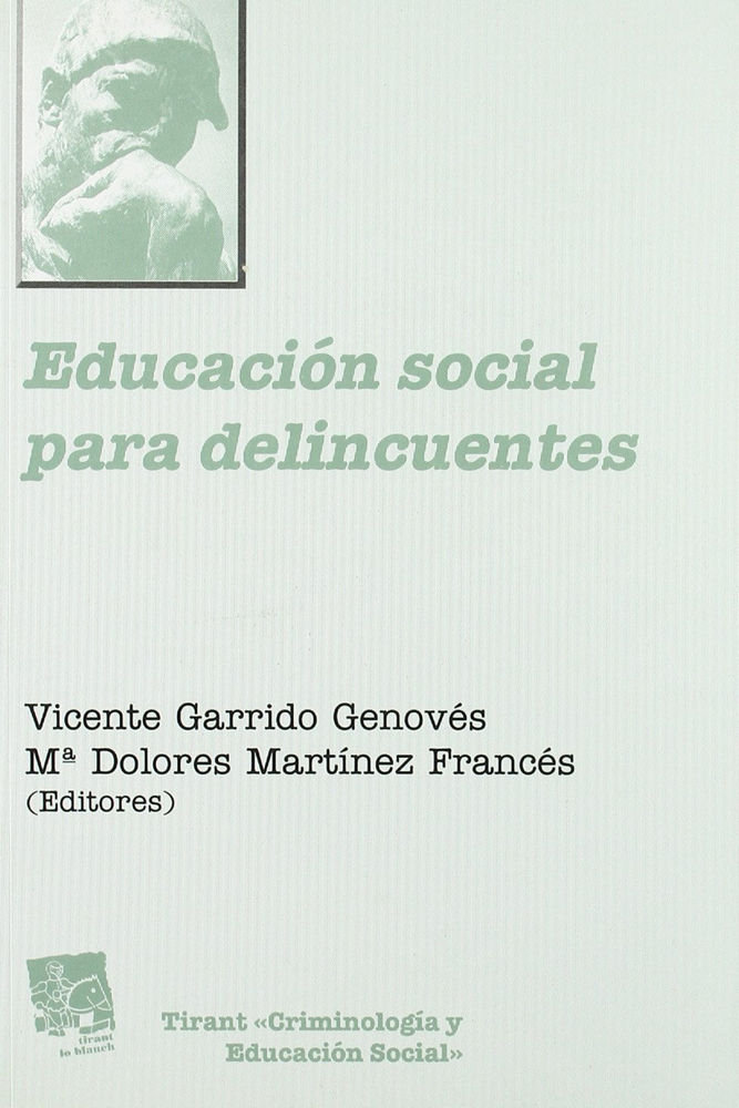 Carte Educación social para delincuentes Vicente Garrido Genovés