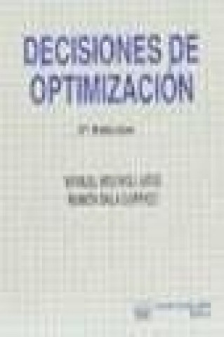 Book Decisiones de optimización Manuel Mocholí Arce