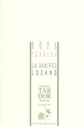 Buch Ropa tendida José A. Ramírez Lozano