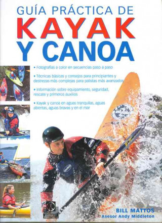 Kniha Guía práctica de kayak y canoa Bill Mattos
