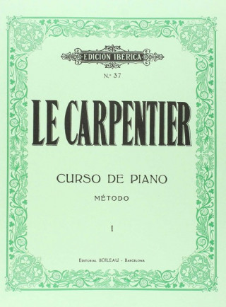 Książka Curso de piano Antoine Le Carpentier