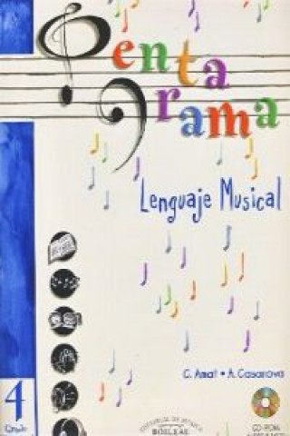 Kniha Pentagrama IV Lenguaje Musical Elemental A CASANOVA