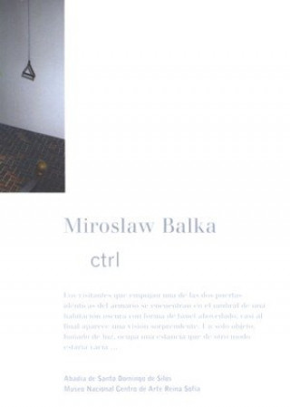 Book Miroslaw Balka. Ctrl Miroslaw Balka