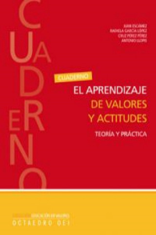 Kniha El aprendizaje de valores y actitudes : teoría y práctica Juan Escámez Sánchez