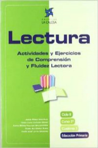 Kniha Lectura, actividades y ejercicios de comprensión y fluidez lectora, 3 Educación Primaria. Cuaderno 1 Jesús Pérez González