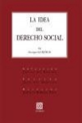 Kniha La idea del derecho social Georges Guruitch