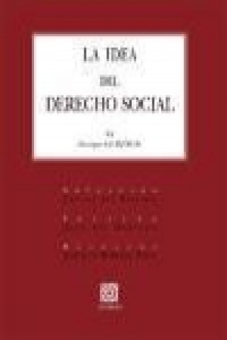 Carte La idea del derecho social Georges Guruitch