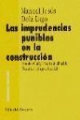Könyv Las imprudencias punibles en la construcción Manuel Jesús Dolz Lago