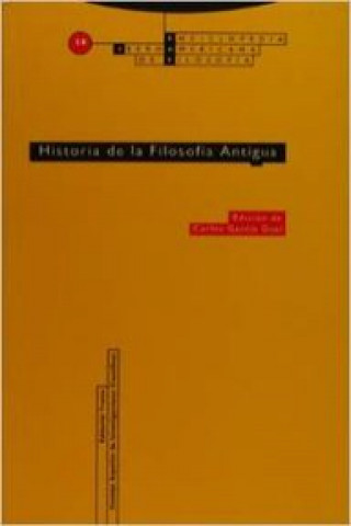 Libro Historia de la filosofía antigua CARLOS GARCIA GUAL