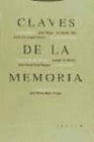 Knjiga Claves de la memoria 