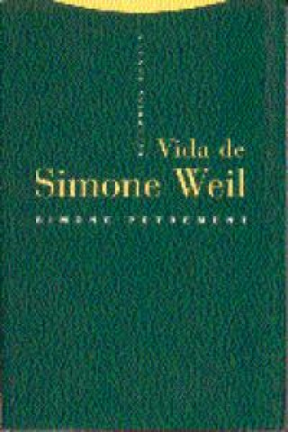 Książka Vida de Simone Weil Simone Pétrement