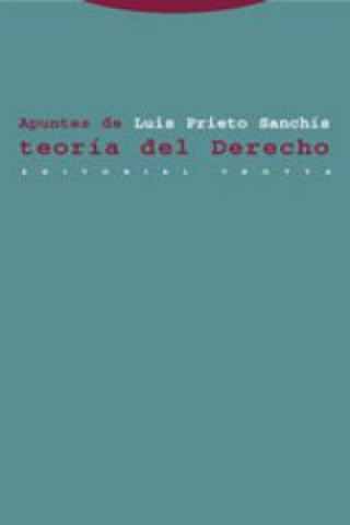 Book Apuntes de teoría del derecho Luis Prieto Sanchís