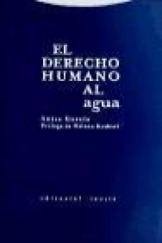 Book El derecho humano al agua Aniza García