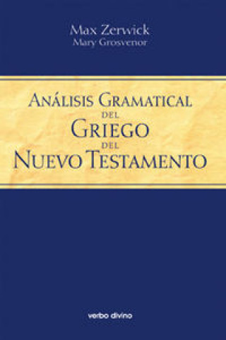 Book Análisis gramatical del griego del Nuevo Testamento Mary Grosvenor