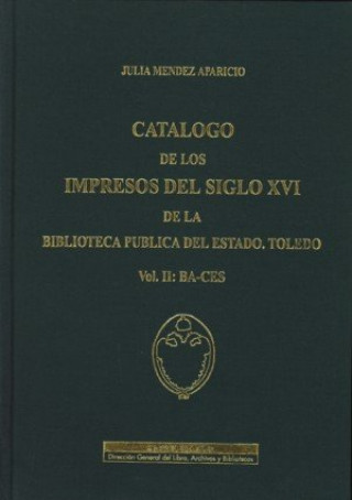 Knjiga BA-CES Méndez Aparicio